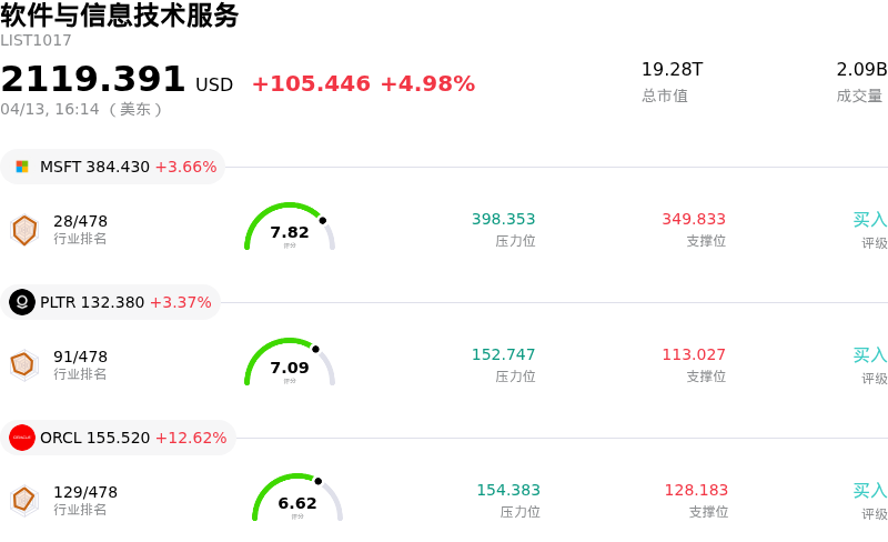 软件与信息技术服务