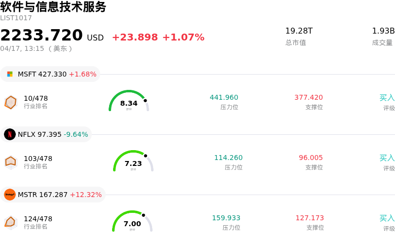 软件与信息技术服务
