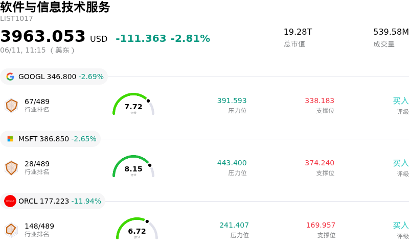 软件与信息技术服务