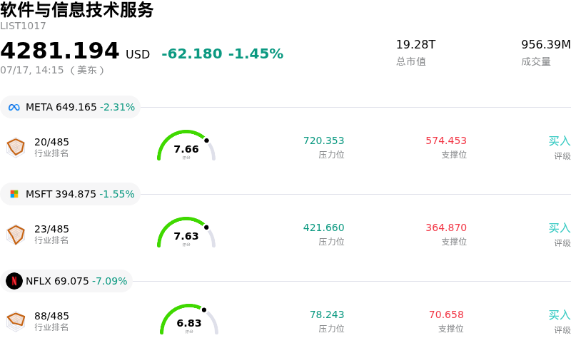 软件与信息技术服务