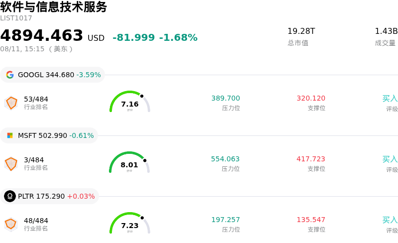 软件与信息技术服务