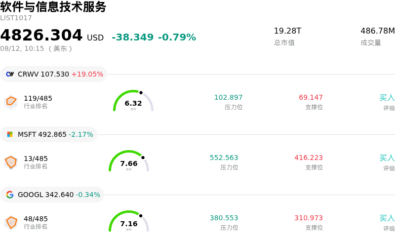 软件与信息技术服务