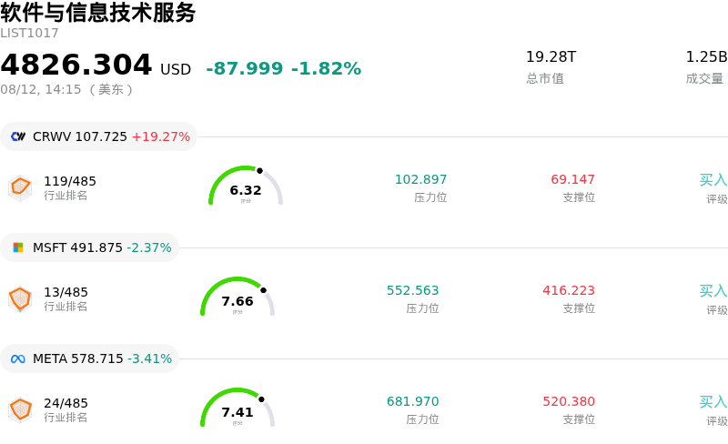 软件与信息技术服务