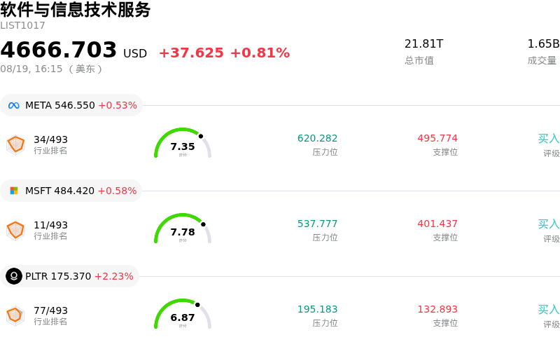 软件与信息技术服务