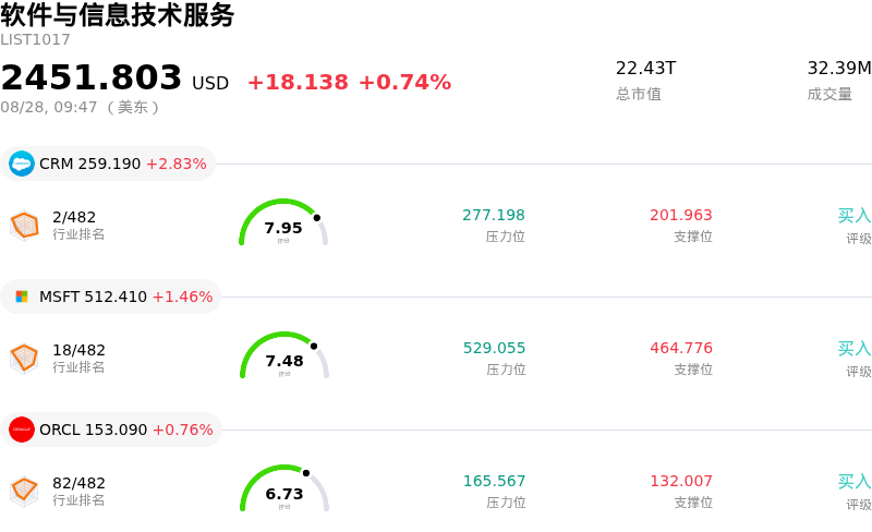 软件与信息技术服务