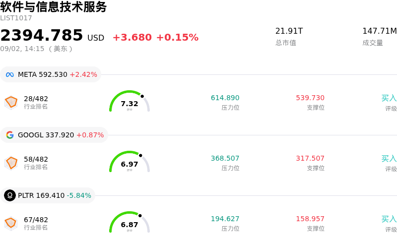 软件与信息技术服务