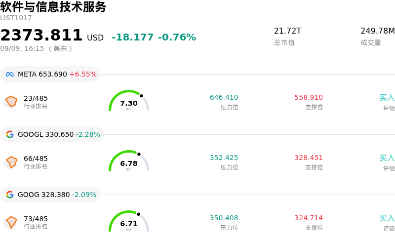 软件与信息技术服务