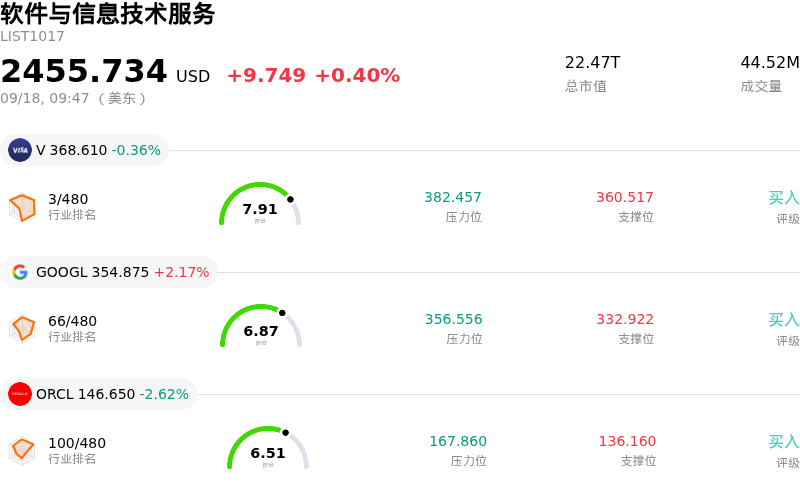 软件与信息技术服务