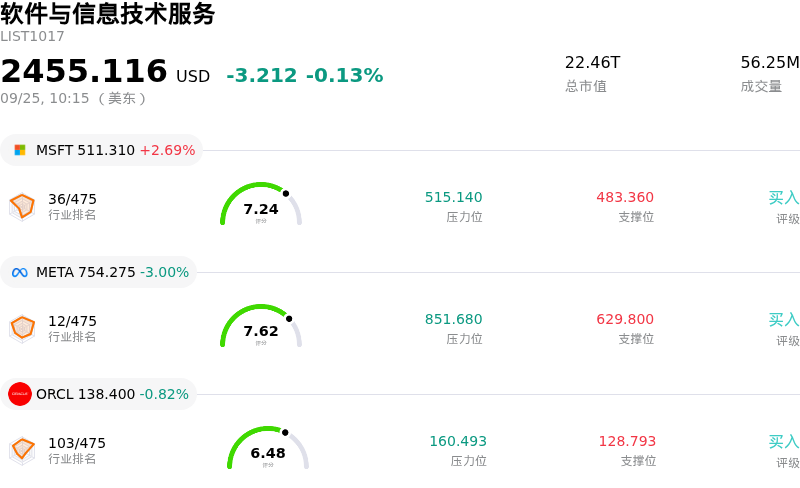 软件与信息技术服务