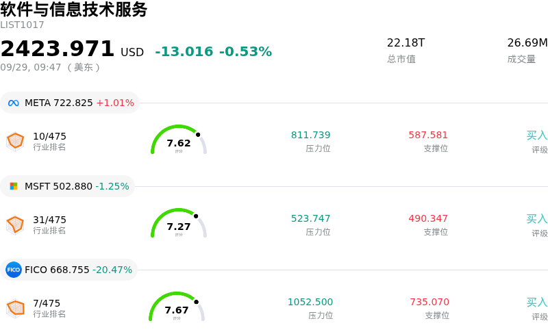 软件与信息技术服务
