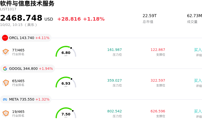 软件与信息技术服务