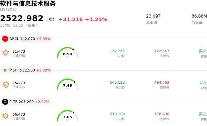 软件与信息技术服务