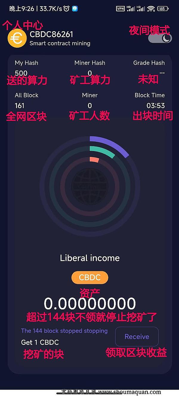 今年做它稳了CBDC下一个酷尔23号刚出注册送500k算力前10天公测期享分红-第3张图片-首码圈