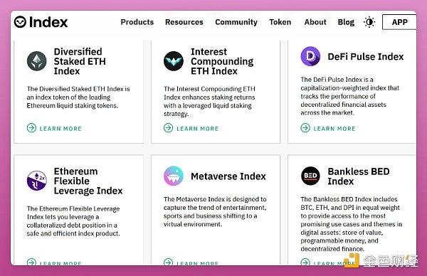 加密衍生品创新继续，盘点 4 个值得关注的链上指数协议