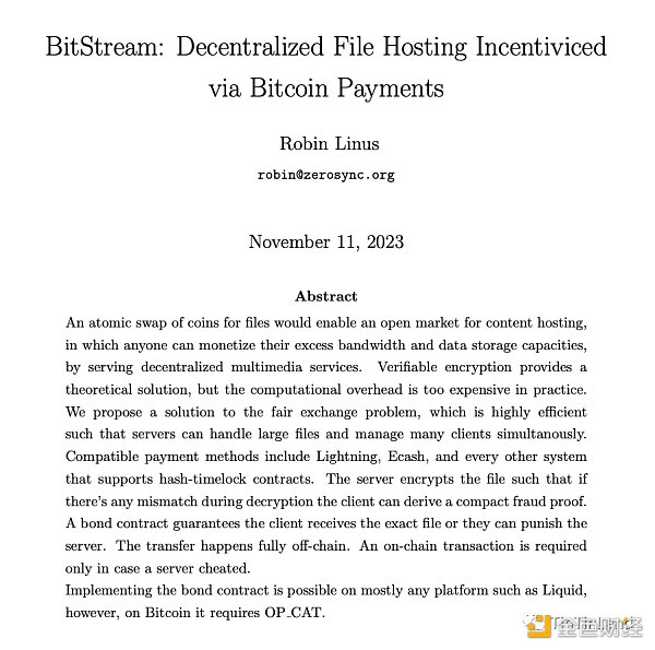 BTC生态复兴：Ordinals带来创新活力，BitVM与BitStream相继问世