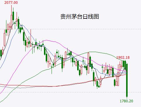 如期加速下跌！白酒股补跌是即将见短底的信号 但不要马上去接飞刀！