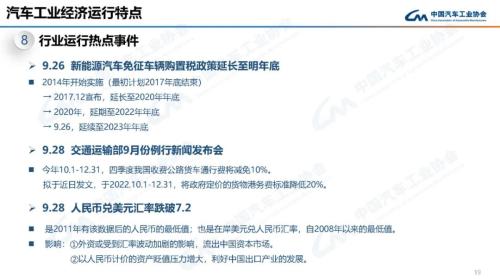 产业运行 | 2022年9月汽车工业产销情况简述