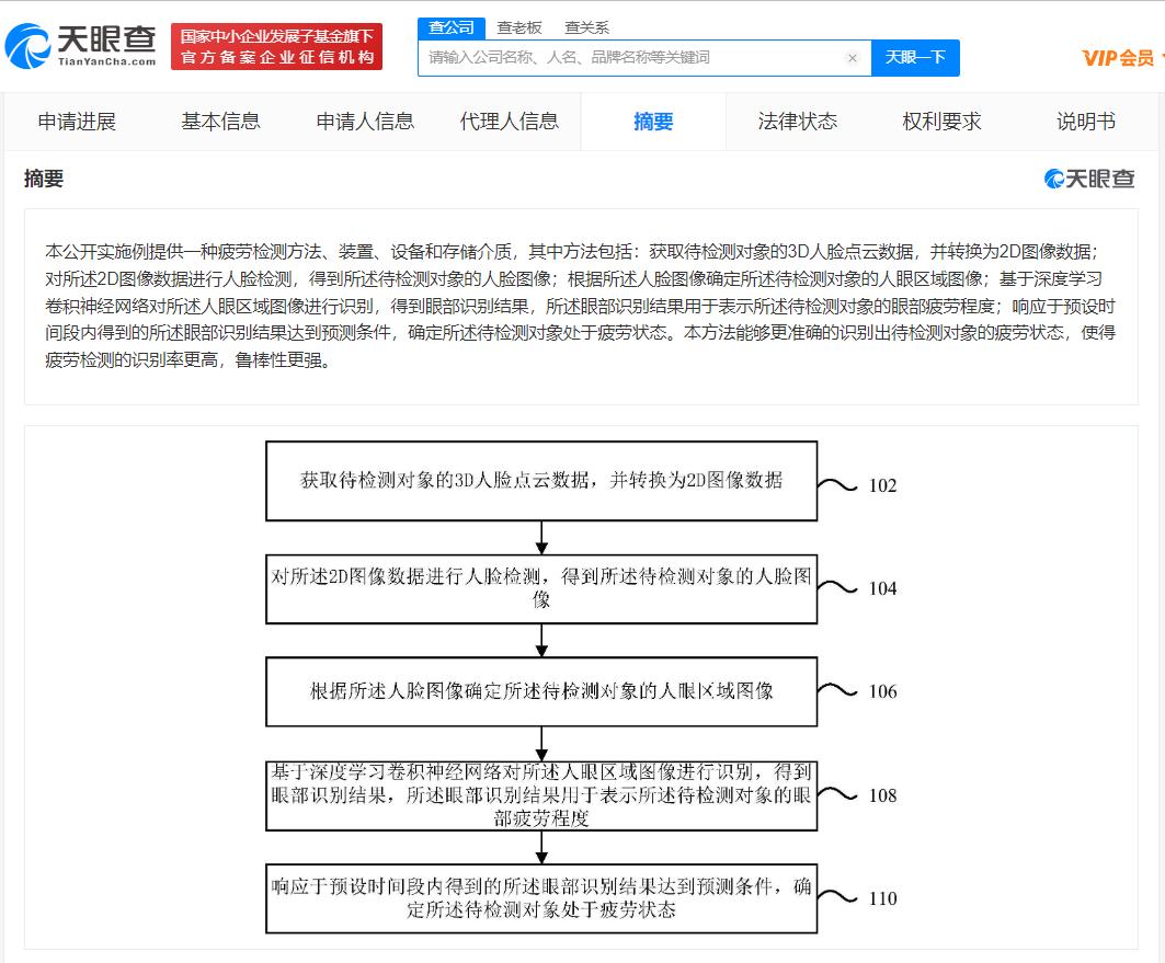 吉利疲劳检测方法专利公布 新专利可检测司机疲劳状态