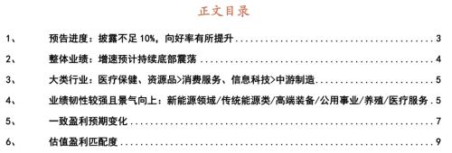 【招商策略】三季报持续披露，关注业绩高增及超预期领域——2022年A股三季报业绩预告点评（1015）