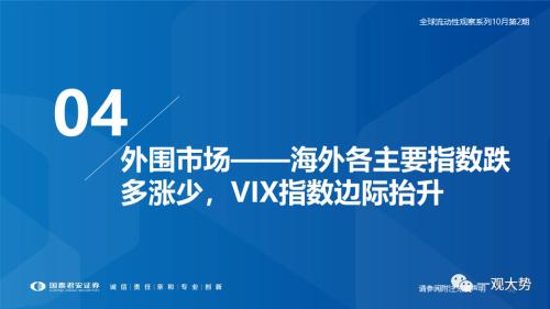 【国君策略｜流动性】内资积极的力量正在出现——全球流动性观察系列10月第2期