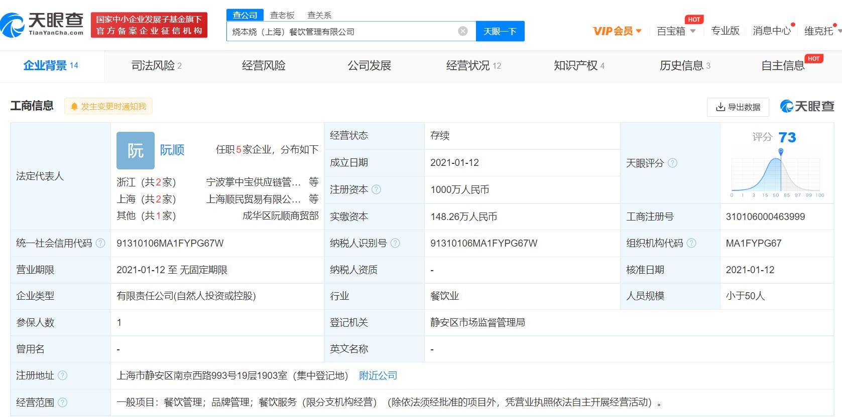 张翰烧本烧烤肉因商标许可纠纷被诉