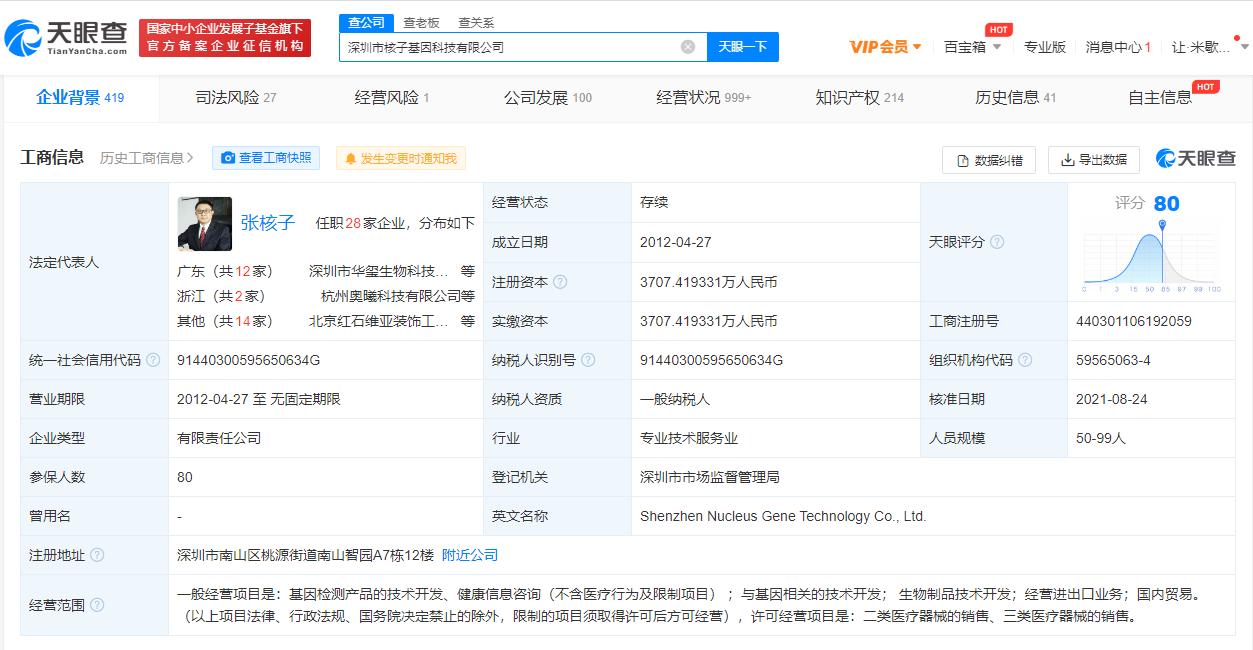 核子基因