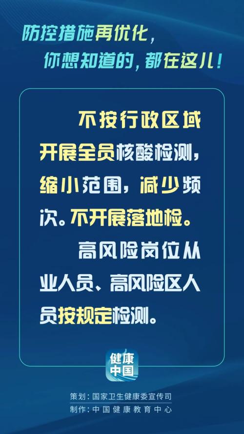 划重点！疫情防控新十条来了，有这些新优化（附解读）