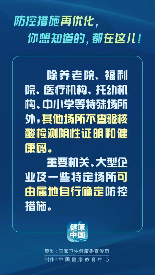 划重点！疫情防控新十条来了，有这些新优化（附解读）