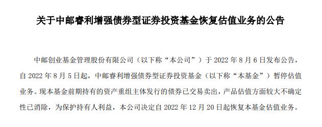 中邮睿利增强债券型证券投资基金