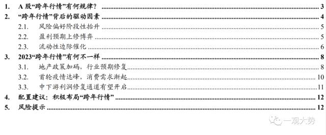 【国君策略 | 专题研究】持股过节，坚定看多——2023跨年行情展望