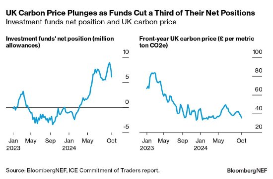 因基金减持三分之一的净头寸，英国碳价暴跌