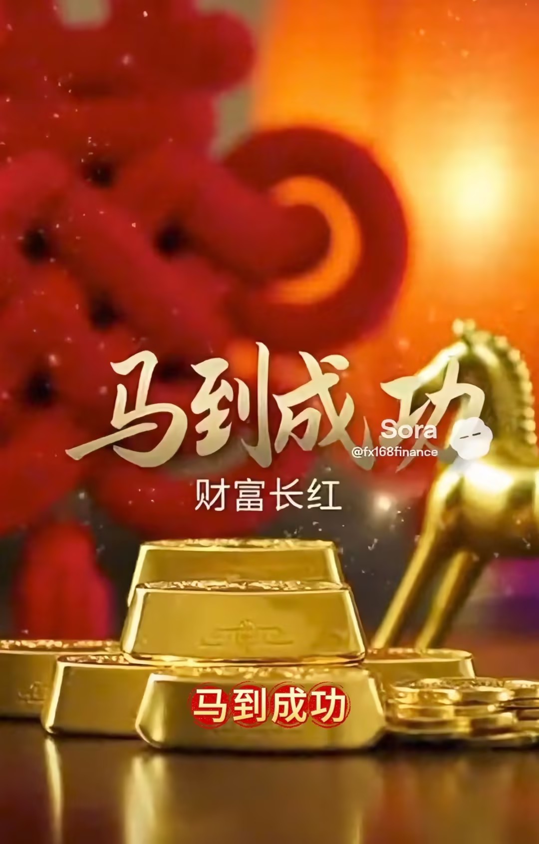 FX168祝全球投资者新春快乐 马到成功 