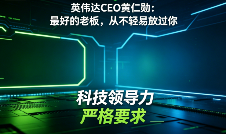英伟达CEO黄仁勋: 最好的老板,从不轻易放过你