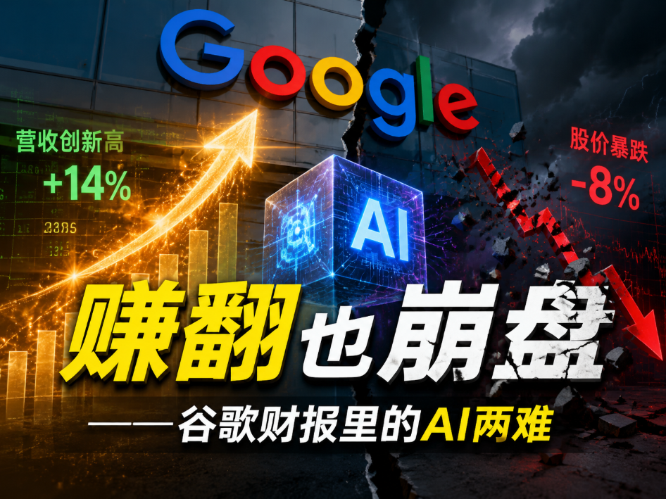 赚翻也崩盘——谷歌财报里的AI两难