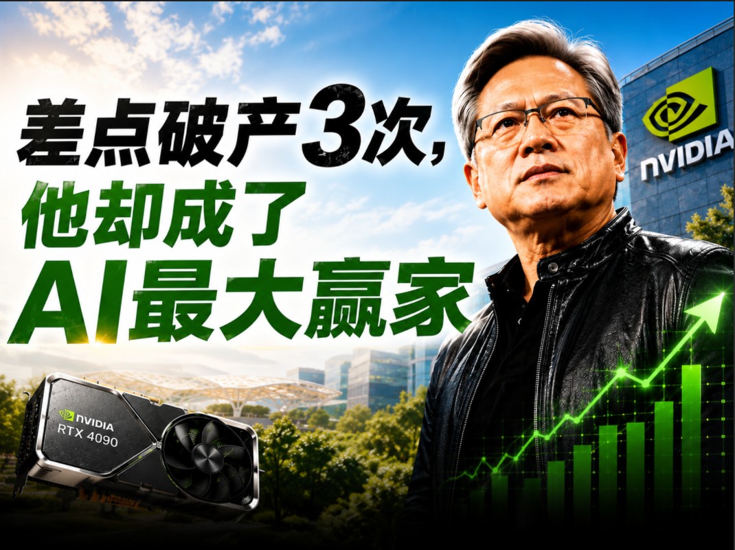 差点破产3次，他却成了AI最大赢家