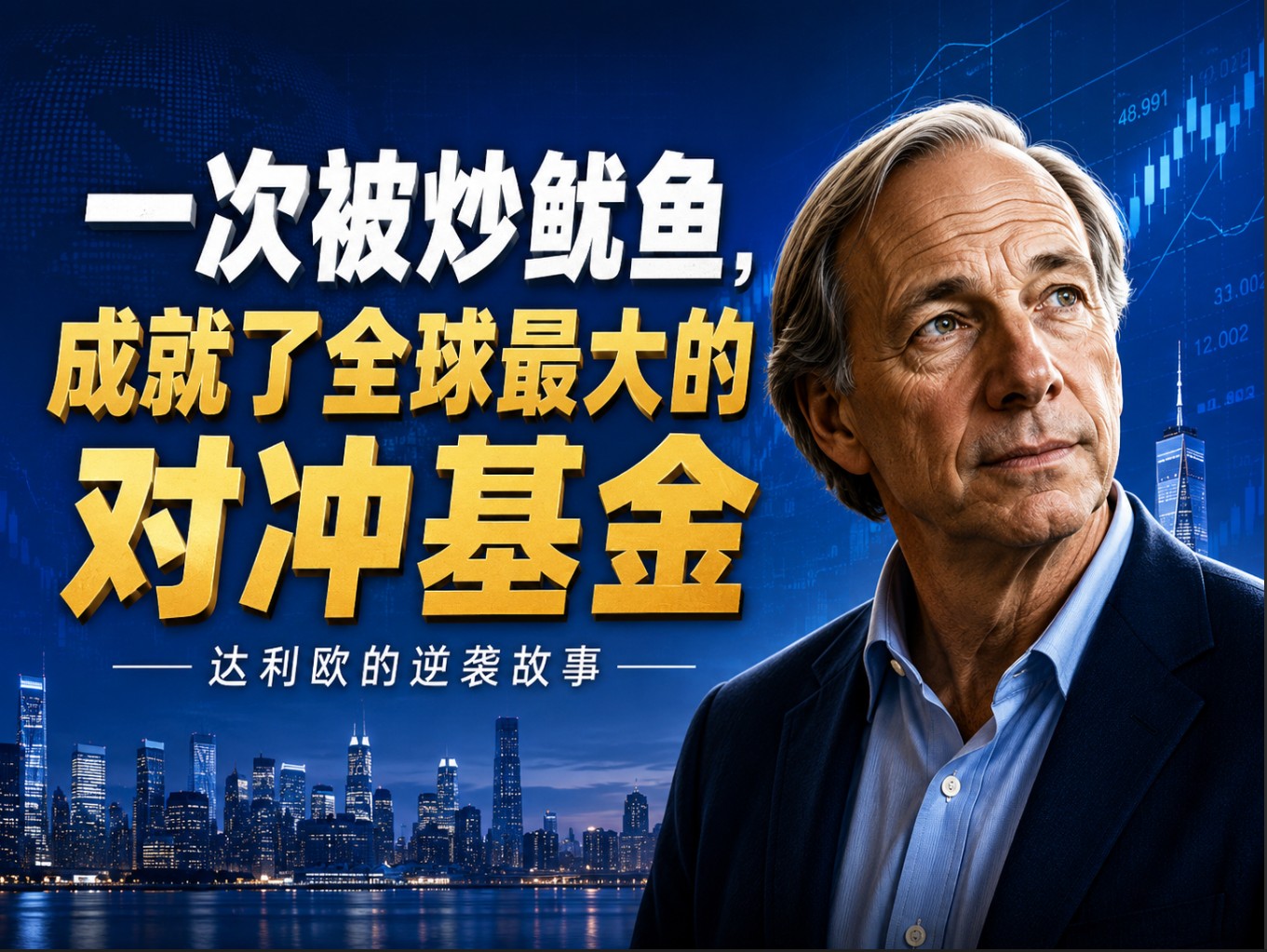 一次被炒鱿鱼，成就了全球最大对冲基金：达利欧到底做对了什么？
