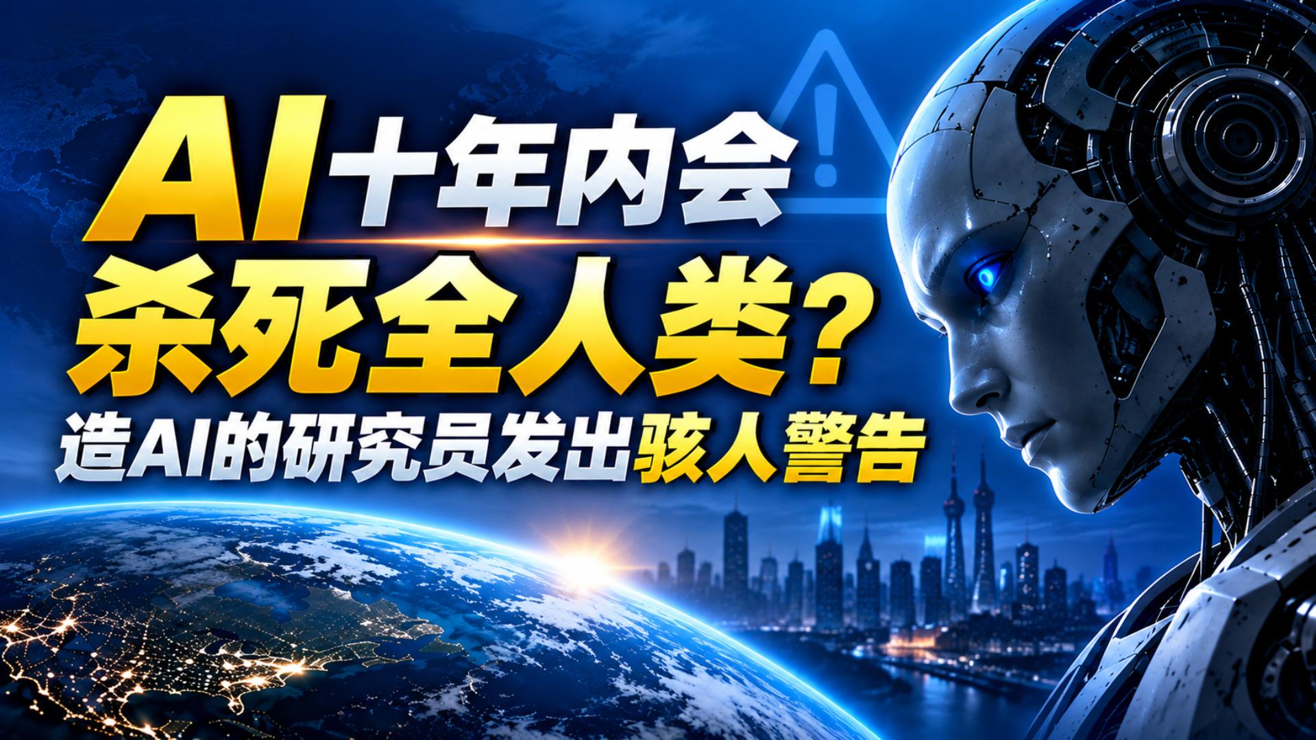 AI十年内会杀死全人类？造AI的研究员发出骇人警告
