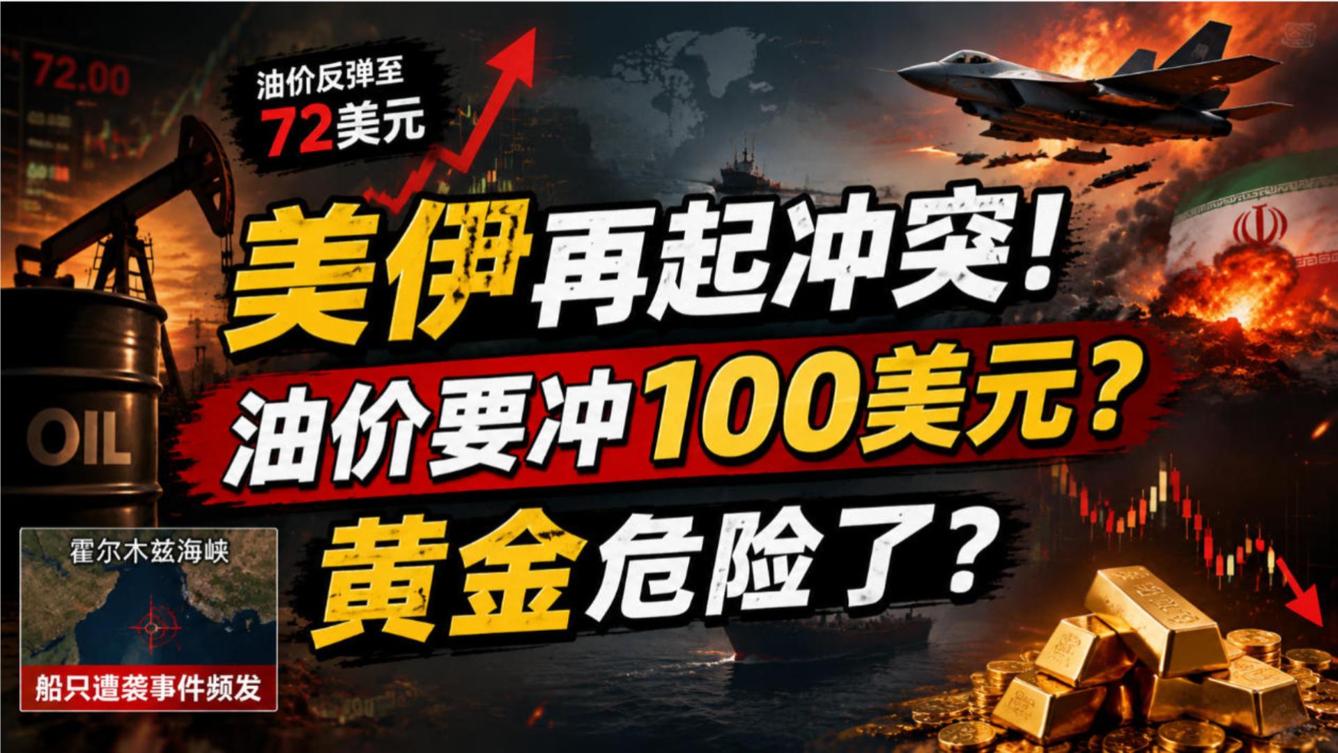 美伊再起冲突！油价要冲100美元？黄金危险了？