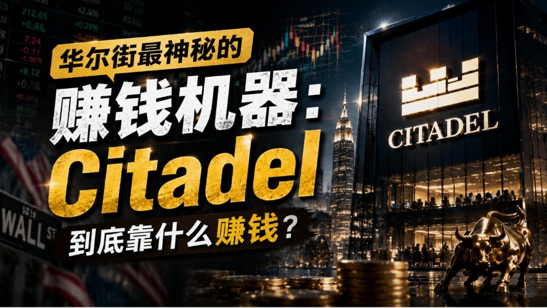 华尔街最神秘的赚钱机器：Citadel到底靠什么赚钱？