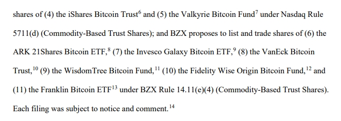 比特币ETF-SEC公告2