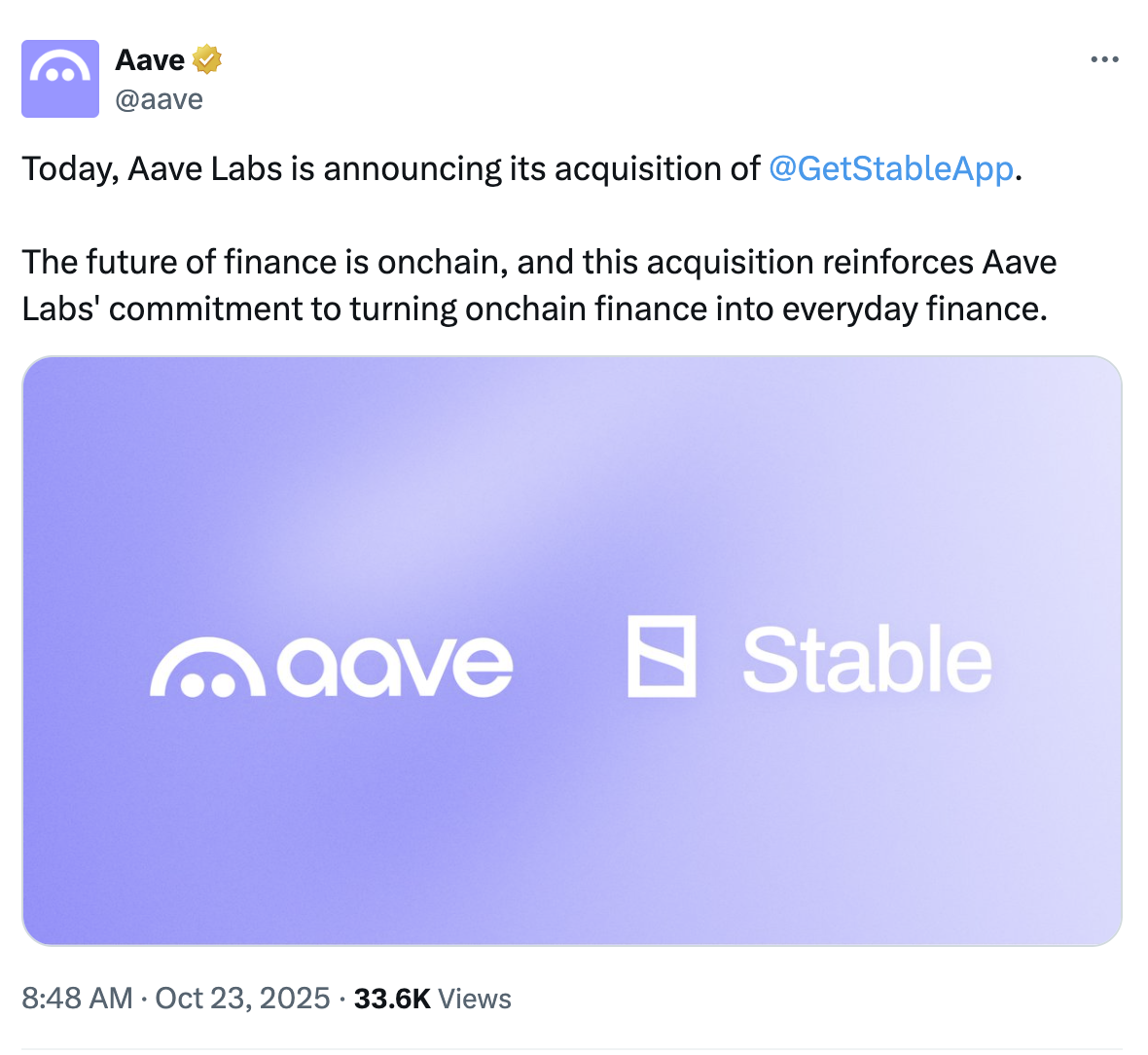 Coinbase, Stablecoin, Aave