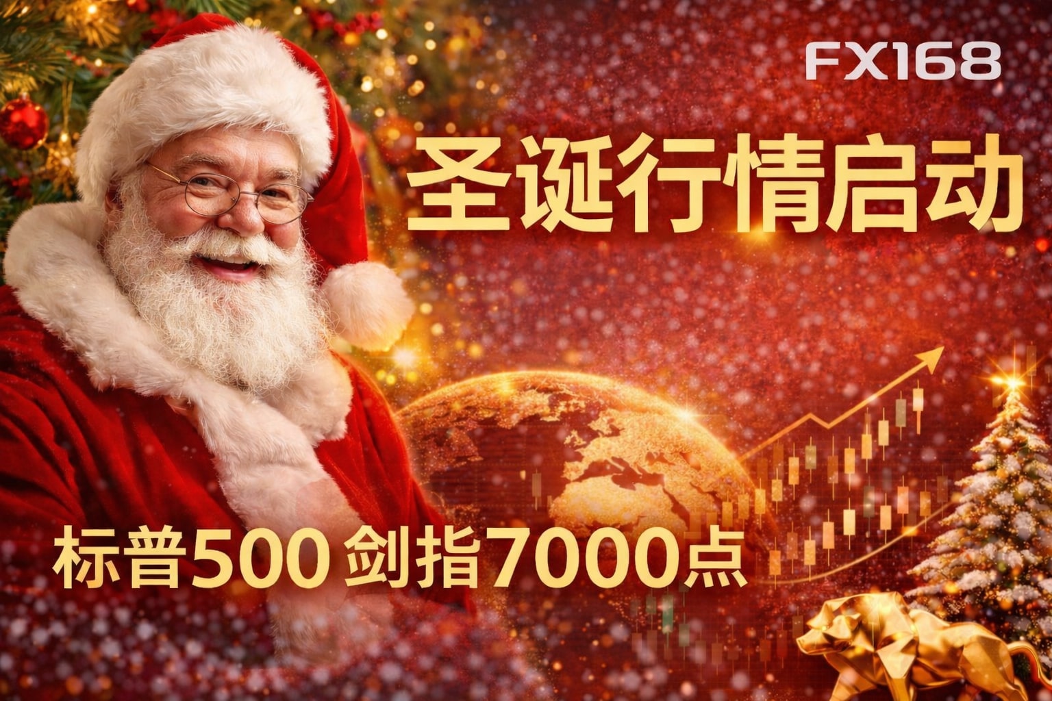 美股收评】三大股指齐创历史新高！“圣诞行情”正式开启标普500指数或冲击7000点提供者FX168