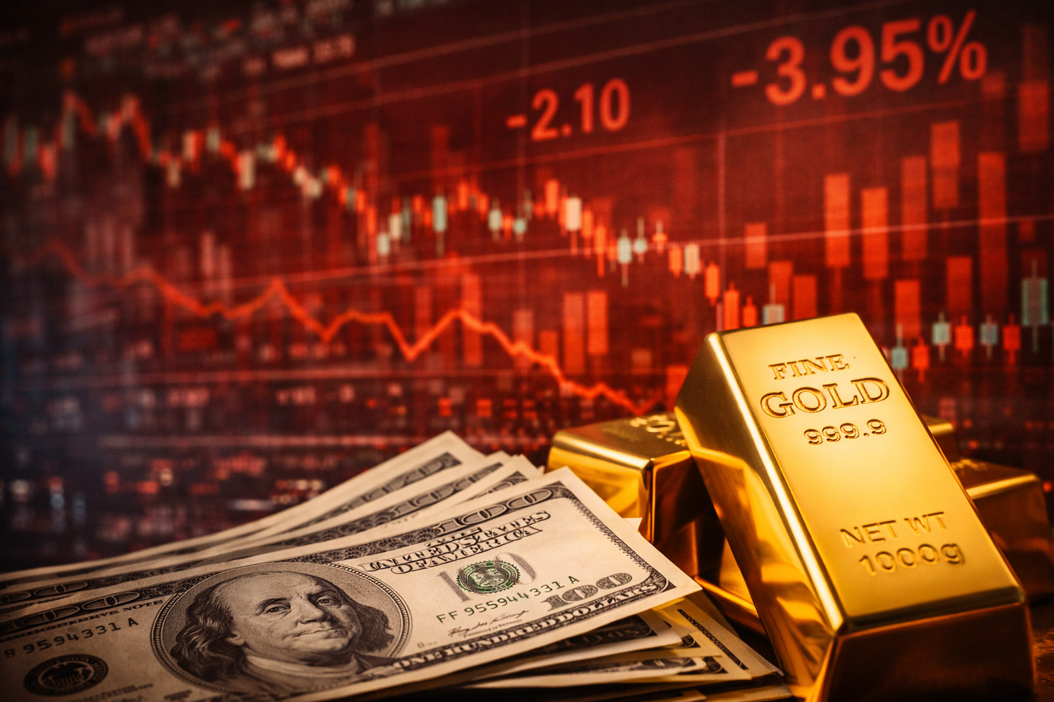 特朗普再掀避险狂潮！金银双双刷新历史高位，全球股市、美元与比特币齐跌提供者FX168